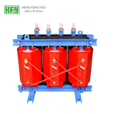 หม้อแปลงไฟฟ้าสามเฟสหุ้มฉนวนเรซิน 11KV SCB Series ชนิดแห้ง ISO9001 ผู้ผลิต