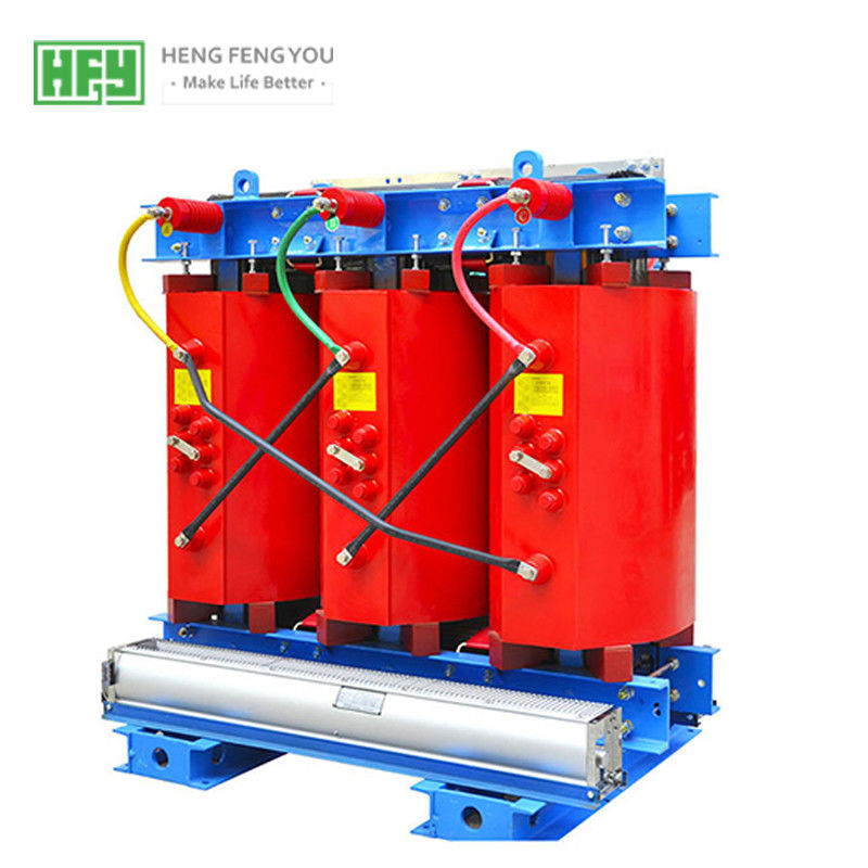 ขดลวดทองแดงสามเฟส 400kva หม้อแปลงไฟฟ้าจำหน่ายชนิดอสัณฐานแบบแห้ง 10kv / 11kv ผู้ผลิต