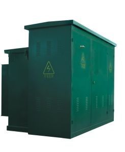 หม้อแปลงไฟฟ้าแบบติดตั้งบนแผ่นกลางแจ้งรวมสถานีย่อยขนาดกะทัดรัดของหม้อแปลงไฟฟ้า